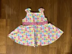 美品◇オキドキ◇ワンピース◇12M 80◇ポップなデザインがかわいいです