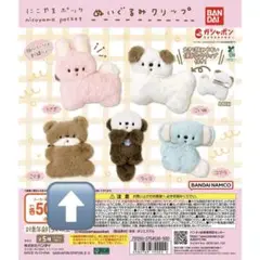 にこやまポッケ ぬいぐるみクリップ くま