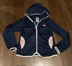 adidas ネイビー パーカー 130cm ラッシュガード