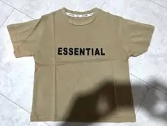キッズ　ロゴTシャツ　新品未使用　韓国子供服　ライトブラウン 100cm
