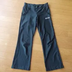 jazzercise トレーニングパンツ 黒 フリル付き