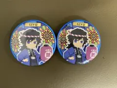 鬼滅の刃 缶バッジ 冨岡義勇　イオン　2枚セット