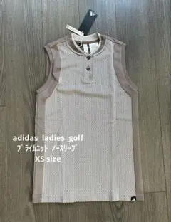 新品 レディース adidas アディダス GOLF ノースリーブ ニット XS