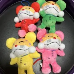 ニャンちゅう！宇宙！放送チュー！ カラフルぬいぐるみマスコット 4個セット