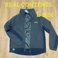 美品 REALCONTENTS ジャケット L ダークグリーン フルジップ