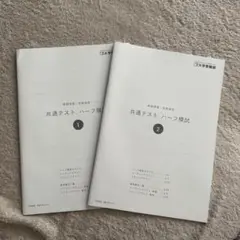 共通テスト ハーフ模試 2冊セット