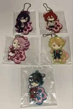 刀剣乱舞　ラバーストラップ　まとめ売り　5点セット