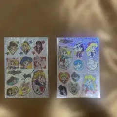当時物　美少女戦士 セーラームーン ＳＳ キラキラシール　2枚　未開封品