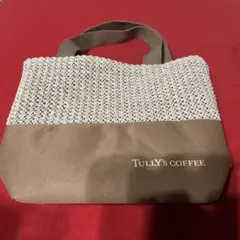 TULLY'S COFFEE かごバッグ
