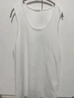 GU ドライポンチロングタンクトップ 白 M