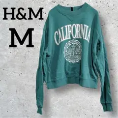 H&M【M】DIVIDED カリフォルニアプリント スウェット