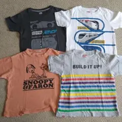 BREEZE、UNIQLOTシャツ4点セットまとめ売り110センチ