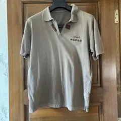PAPAS パパス ポロシャツ ジッパー付き M