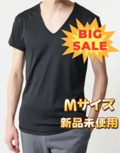 Relive メンズインナー 半袖 Tシャツ Mサイズ 黒色 クール 吸汗 速乾