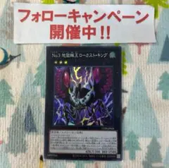 遊戯王 No.3 地獄蝉王ローカストキング スーパー ⑤
