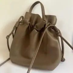 巾着2way ショルダーバッグ
