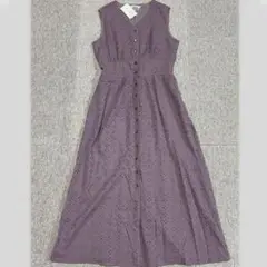 新品！スカラシップ刺繍ワンピース パープル 紫 ZARA snidel