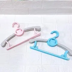ベビーハンガー 青 ピンク 6本セット