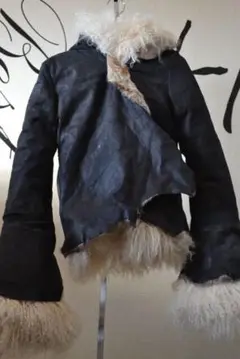 ifsixwasnine BRONDYムートンファーレザージャケット