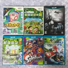 wii&Wii U ソフト6本セット