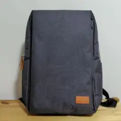 ビジネスリュック 軽量 撥水加工 金属ファスナー 24L グレー
