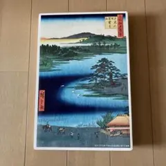 値下げ‼️浮世絵デザインの空き缶　 約15✖️20✖️2センチ　浅草今半