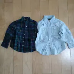 POLO RALPH LAUREN 長袖シャツ 2点セット 2/2T