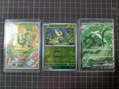 ポケモンカード　ツタージャ AR マスボ　ジャローダ SR　３枚セット