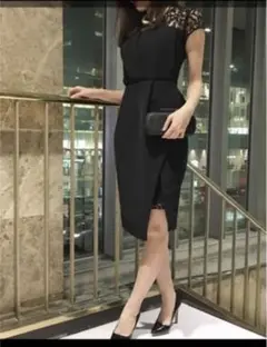 Lagunamoon LADY カッティングレングスドレス