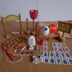 シルバニア　森の運動会セット （欠品あり）