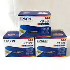 EPSON イチョウ インクカートリッジ 3箱セット [期限切れ]