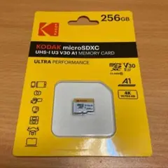 KODAK microSDXC 256GB UHS-I U3 V30 A1