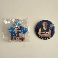 角野選手 缶バッチ キーホルダー