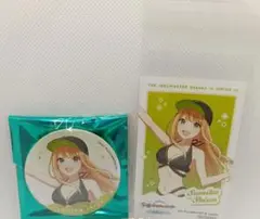 学園アイドルマスター 学マス スイパラ 海の家 缶バッジ 特典 紫雲清夏