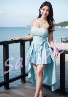 GS123【1点物】A4ポスター AI 写真 リアル 美女 グラビア 彼女