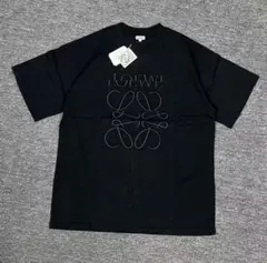 【美品】 LOEWEブラック クルーネックTシャツ