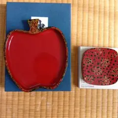 【りんごページ】津軽塗丸二段重箱　箱入り　新品未使用 2025年最新】津軽塗 りんごの人気アイテム - メルカリ