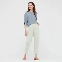 UNIQLO ユニクロ　クレープジャージーテーパードパンツ