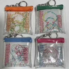 僕のヒーローアカデミア　ラインアートポーチ　4個セット