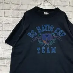 USA製90sヴィンテージTシャツ！シングルステッチ　ブラック半袖古着XL724