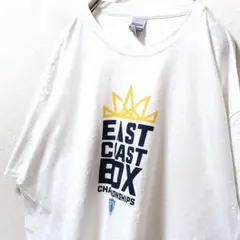 ギルダンイーストコーストボックスチャンピオンシップTシャツホワイト白XL古着