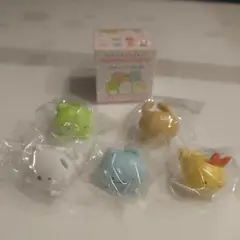 【5個】すみっコぐらし　フェイスリングコレクション