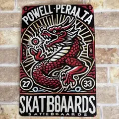 パウエルペラルタ　powell peraltaブリキ看板 アメリカン雑貨 USA