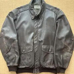 80s L.L.Bean レザージャケット　A2タイプ　XL TALL 中田圭佑
