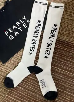 PEARLY GATES ニーハイソックス ホワイト