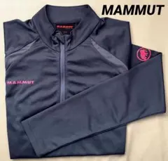 【美品】マムート MAMMUT レディース 長袖ハーフジップ Lサイズ