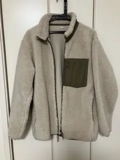 UNIQLO フリースジャケット L ベージュ