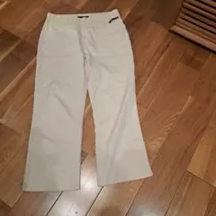 MONICA ストライプ ベージュパンツ