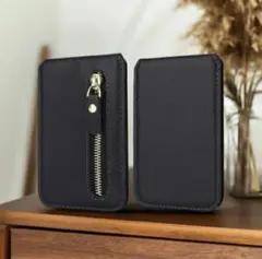 【中古美品】MagSafe カードケース　ブラック 小銭入れ