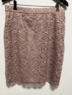 UNIQLO XXL レーススカート ピンク